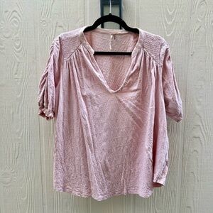 Pink Free People Top